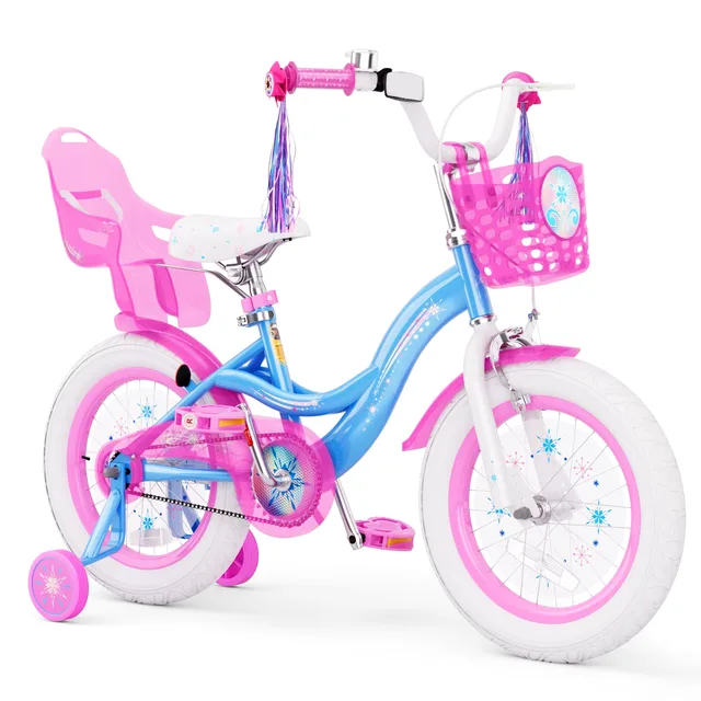 Girls Bike 12 inch 16 inch blue