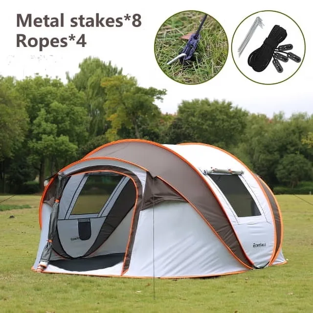 Cabin Tent 6 person portable white