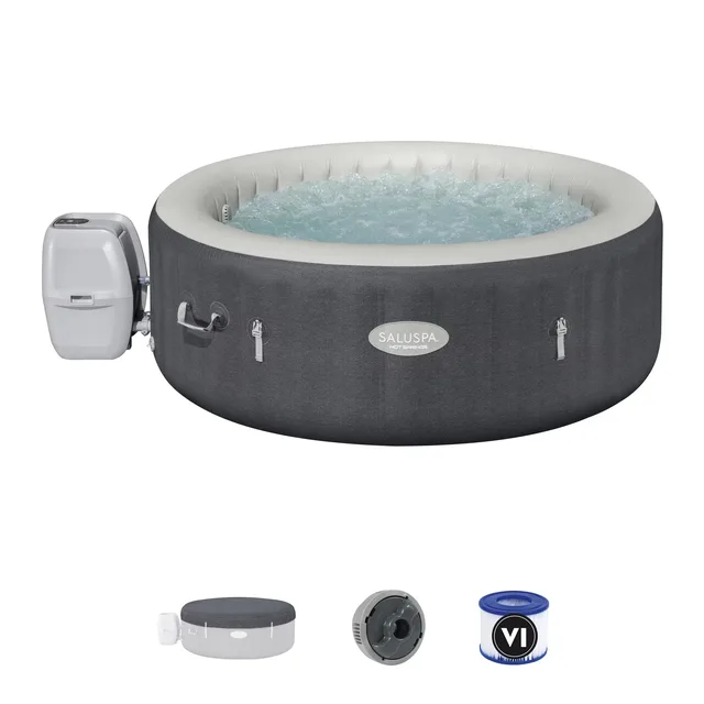 Tub 4-6 person black 110-120v