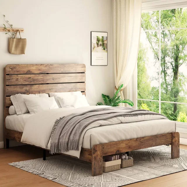 Full Bed brown 82.08" 56.38"