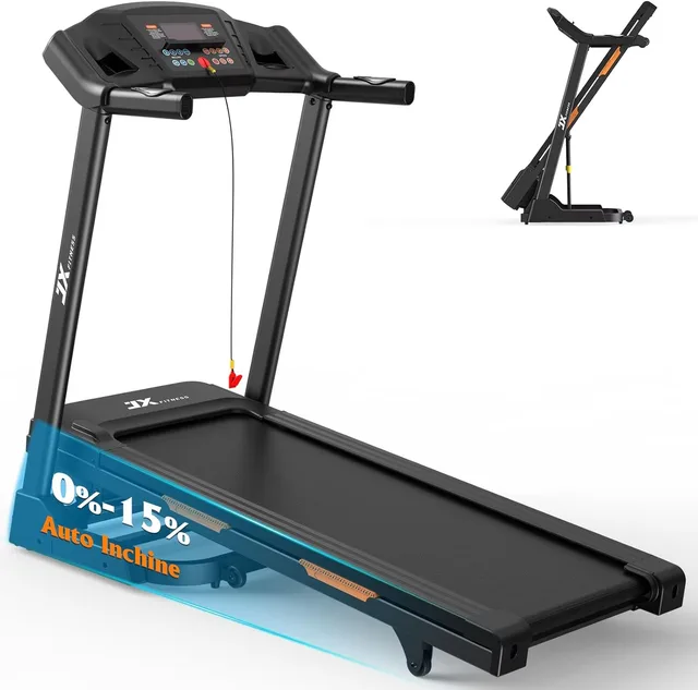 Treadmill 350lbs folding 17"