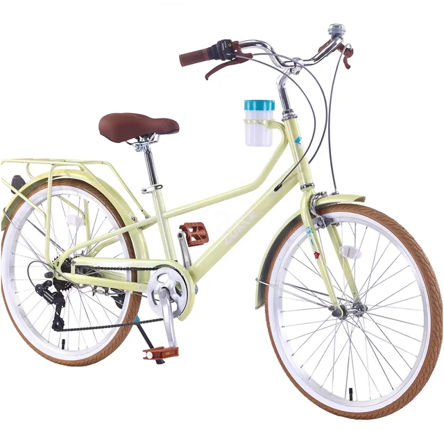 Cruiser Bike 24 inch yellow 8"