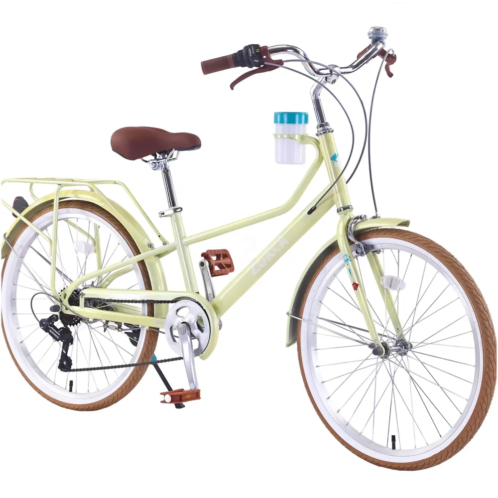Cruiser Bike 24 inch yellow 8"