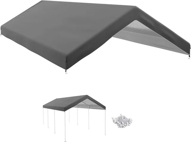 Carport Canopy gray 9.7 w 8 lb