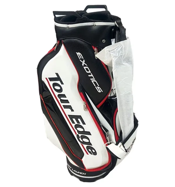 Bag black white red