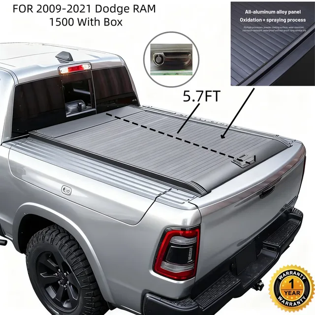 Tonneau Cover 5.7ft black