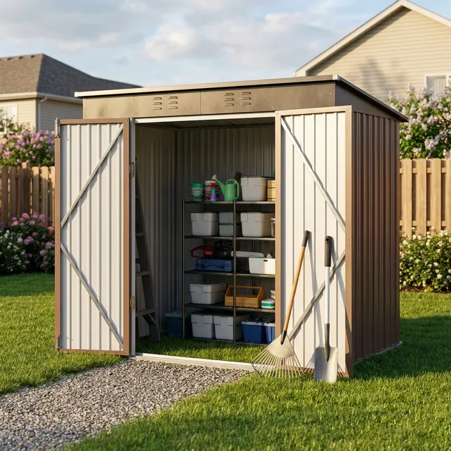 Shed Garden 6' brown 6 ft
