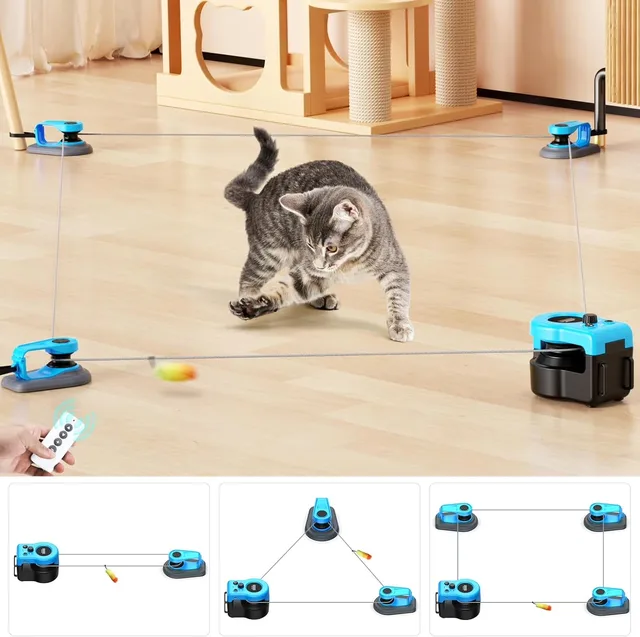 Cat Toy adjustable blue 2.7 lb