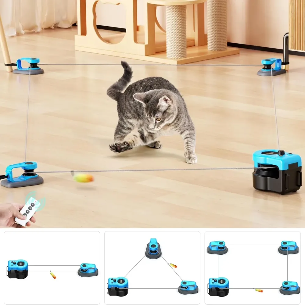 Cat Toy adjustable blue 2.7 lb