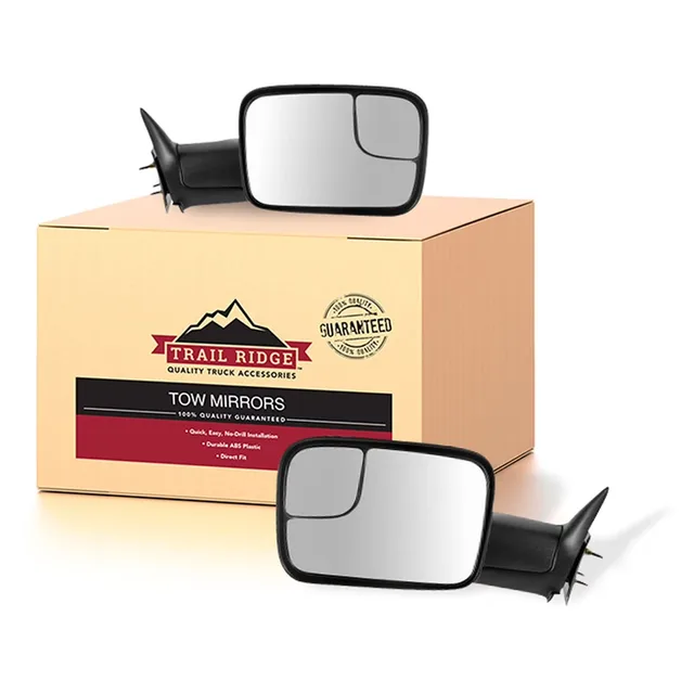 Towing Mirror black folding