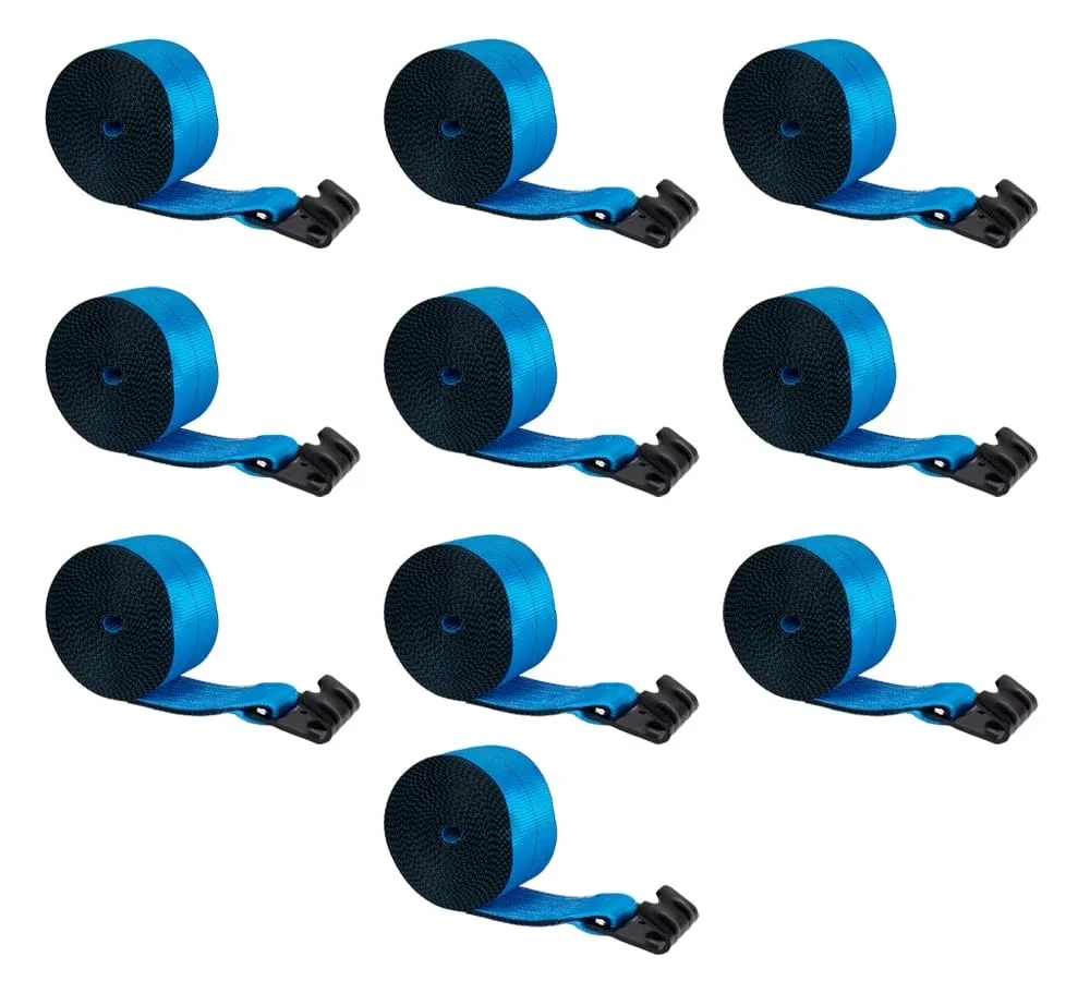 Winch Straps 4" 5400 lbs 10 pack