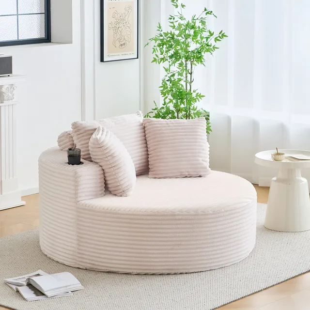 Sofa 55" gray beige