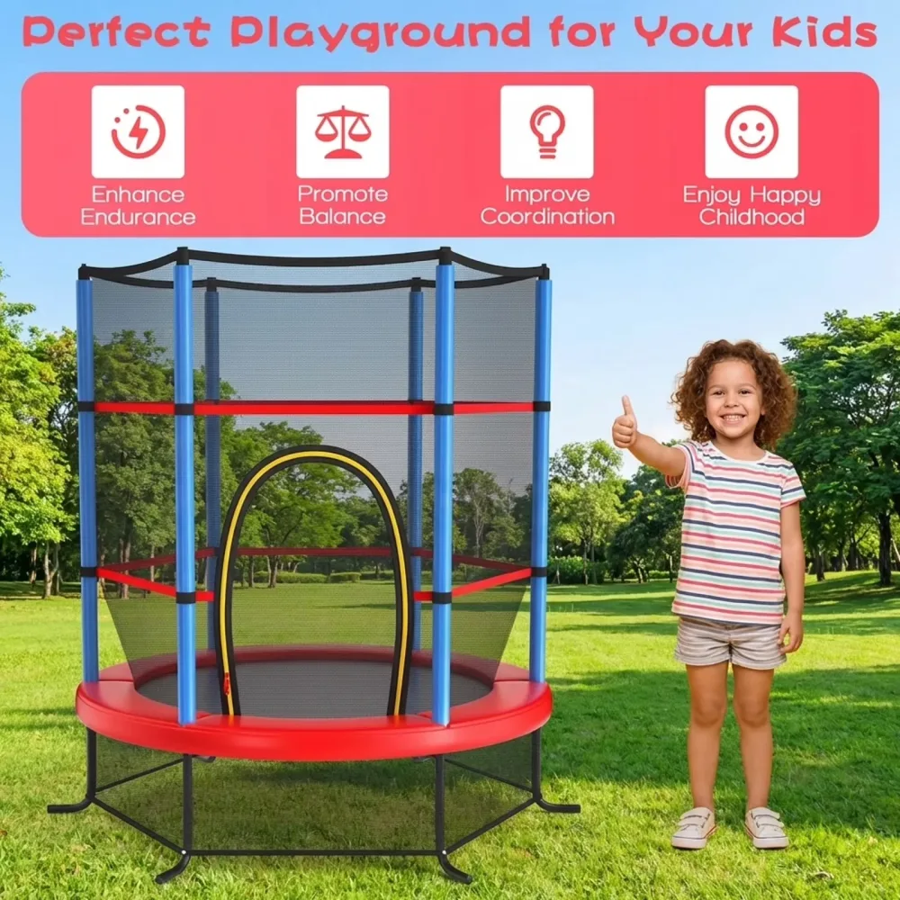 Jumping Mat 55 inch blue 65.0"