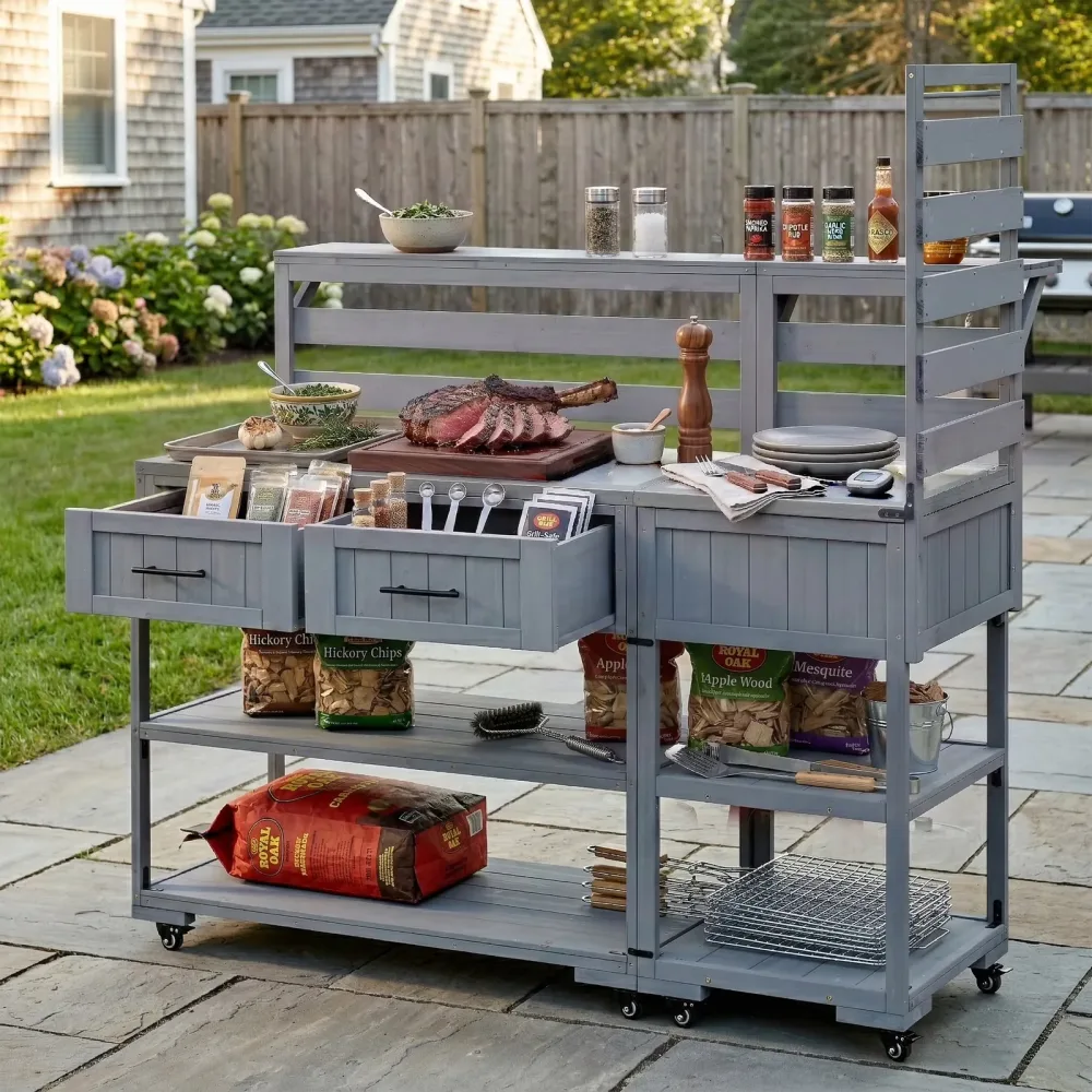 Cart 62.3 inch gray heavy-duty
