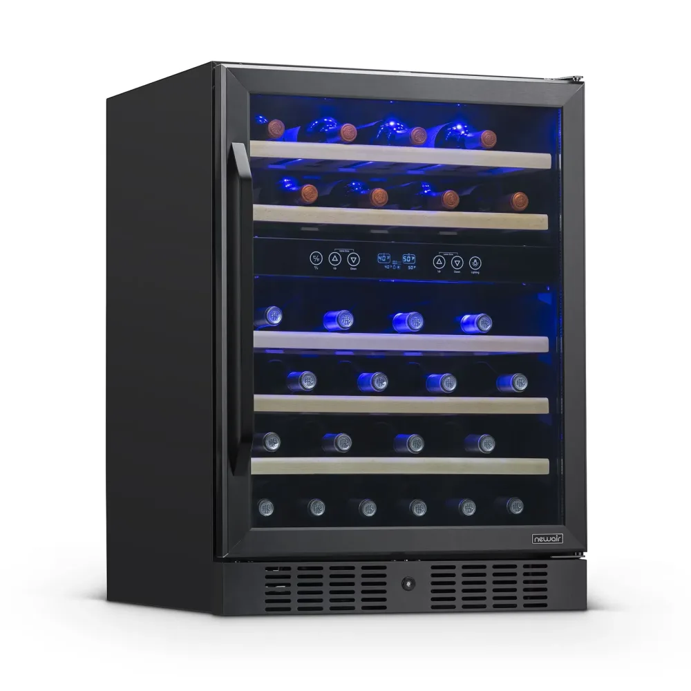 Wine Cooler black 24" adjustable