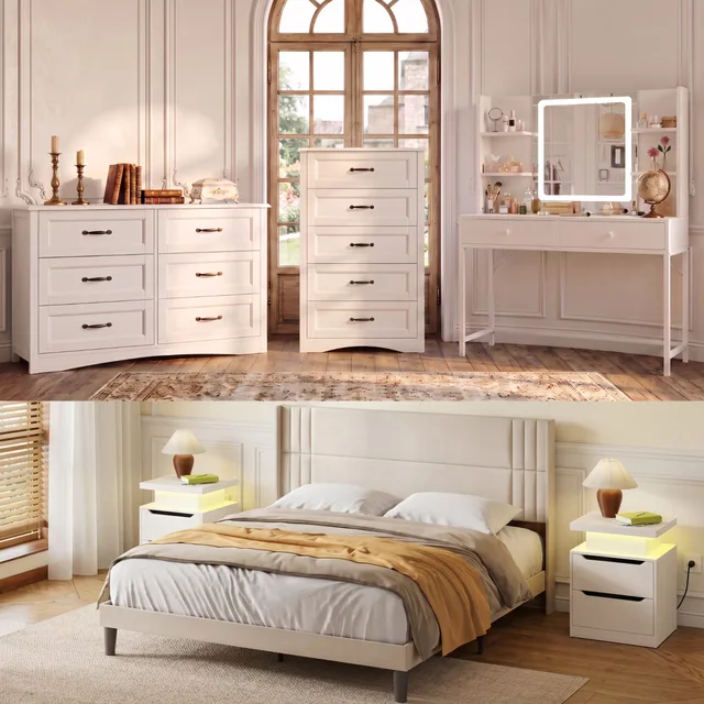 Bedroom white 850 lbs 81.9'