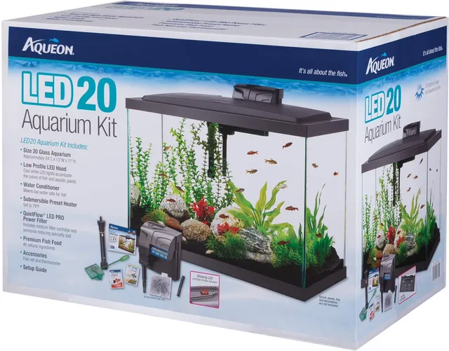 Tanks & Equipment 20 gallon led black