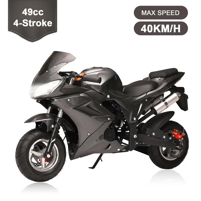 Motorcycle 441lbs black 47.2 inches
