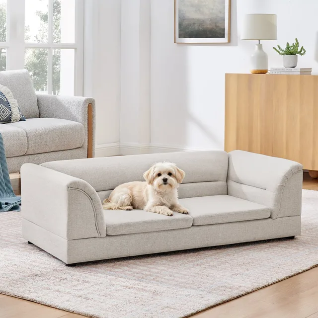 Sofa Bed 51.75" beige 24"