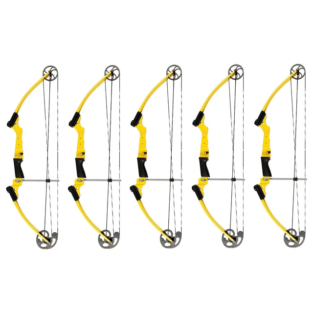Bow 5 pack adjustable yellow