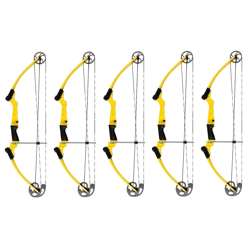 Bow 5 pack adjustable yellow