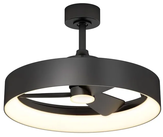 Ceiling Fan 23" led black