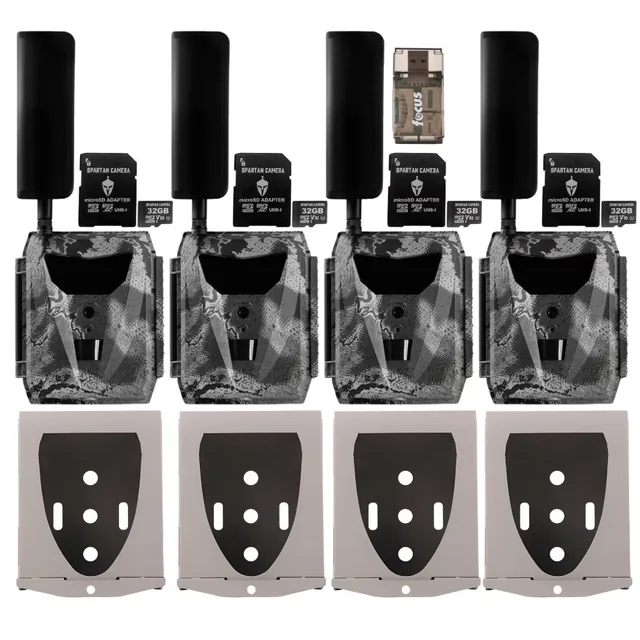 Trail Camera 4 pack 80ft 12v