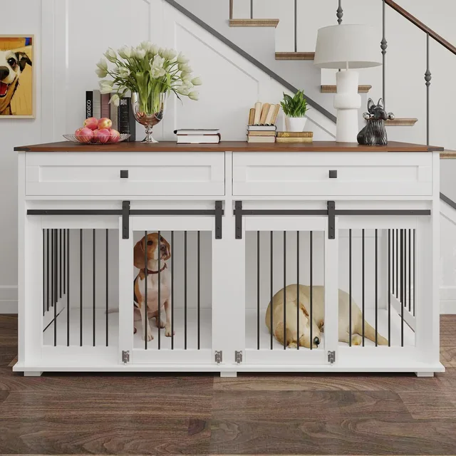 Dog Crate 71' 63' white