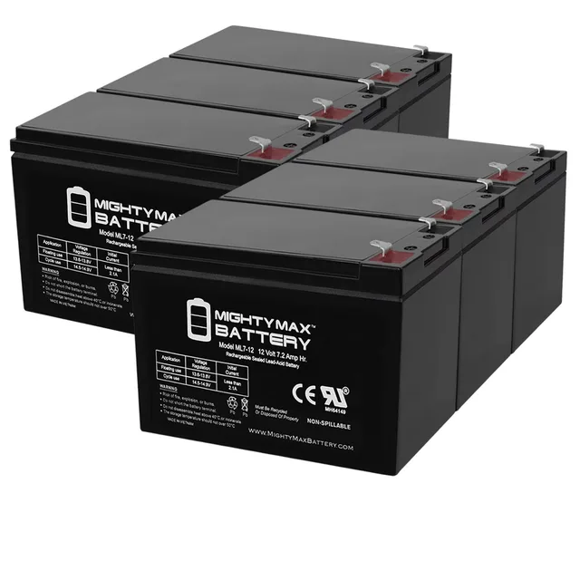 Battery 12 volt 6 pack 5.90 in