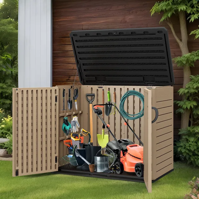Storage Shed brown 20.5 pounds 29.1"