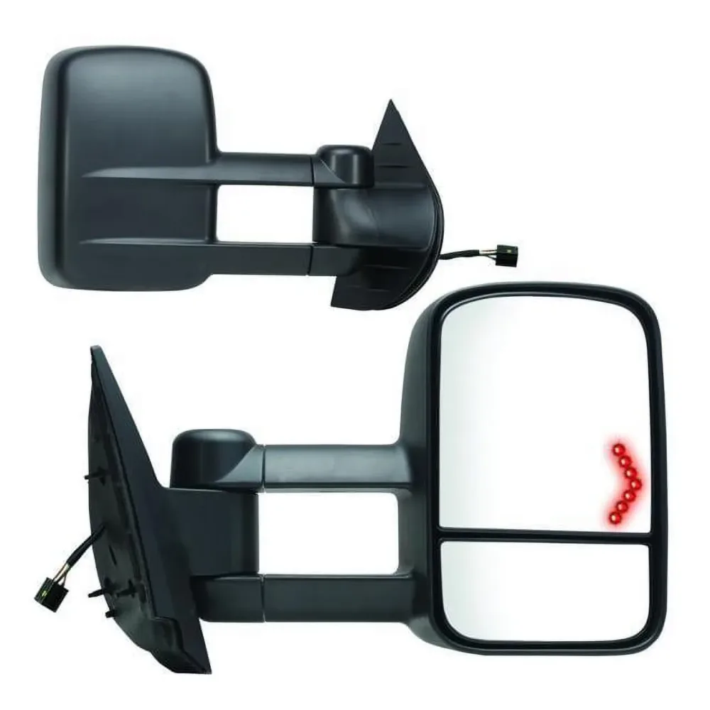 Tow Mirror led adjustable folding