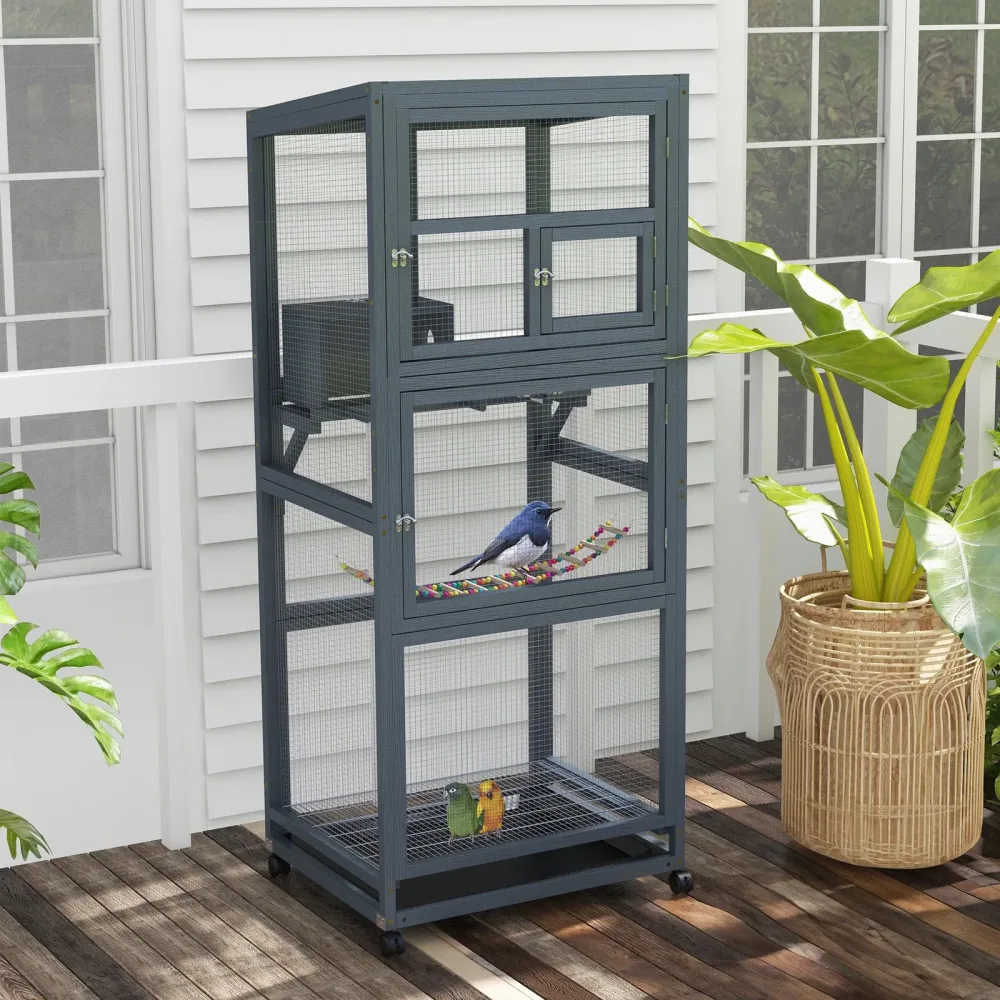 Bird Cage 68" gray 28.2"