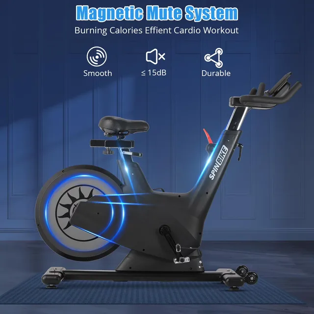 Exercise Bike black 44.69" 11.42"