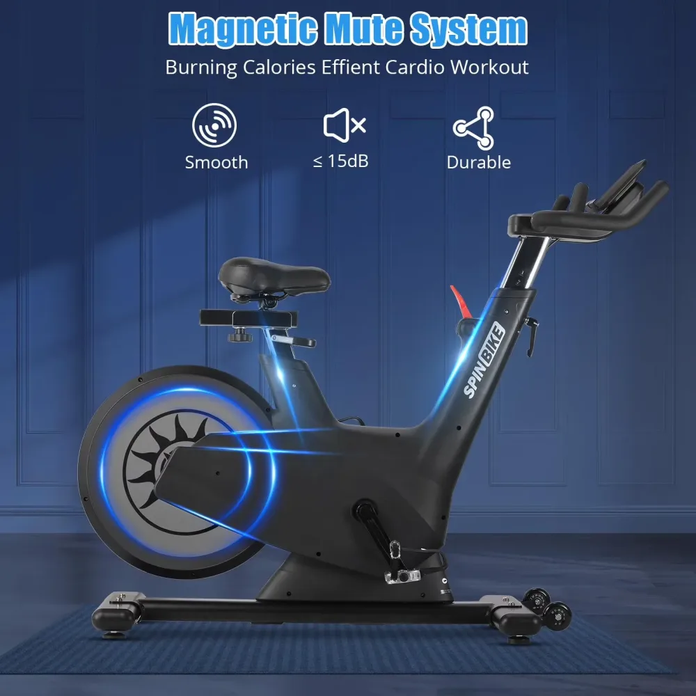 Exercise Bike black 44.69" 11.42"