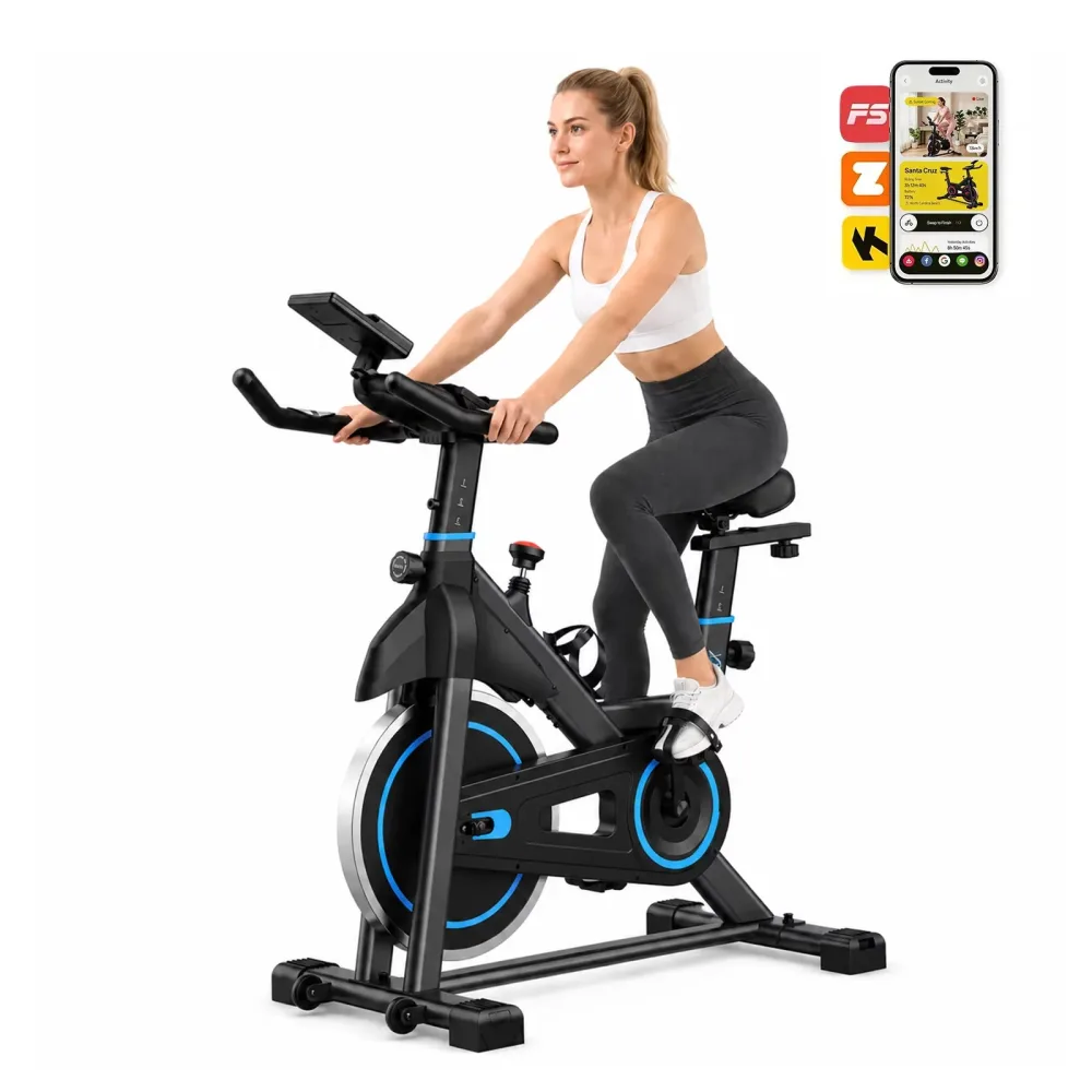Exercise Bike 47.64 inch blue 300 lbs