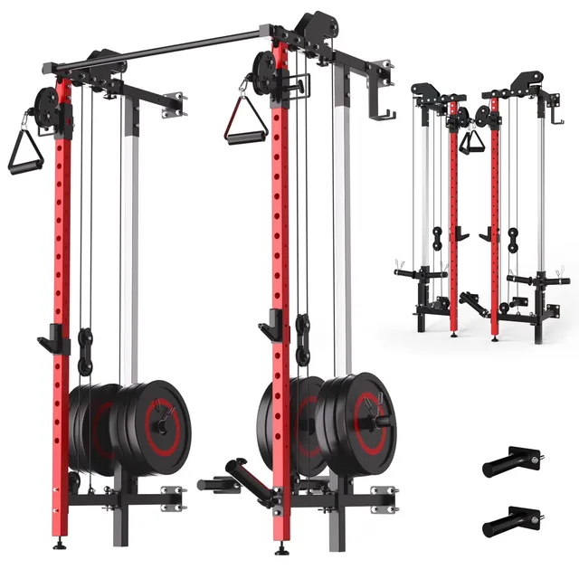Gym Equipment folding adjustable red