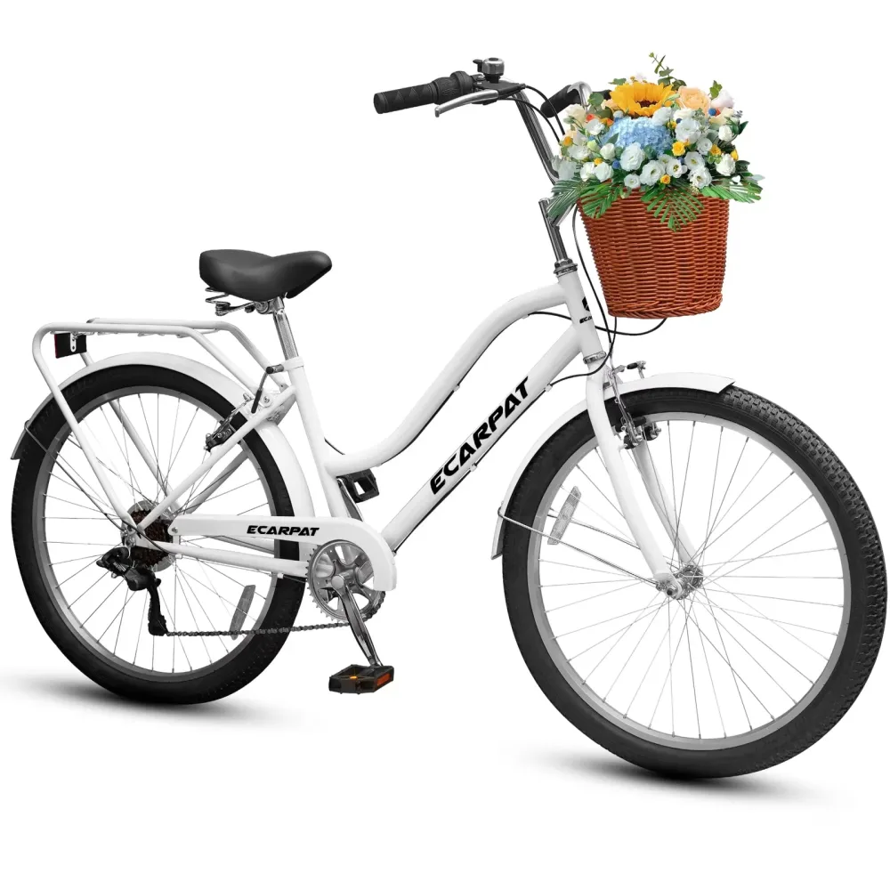Cruiser Bike 26 inch white 2.125 inches