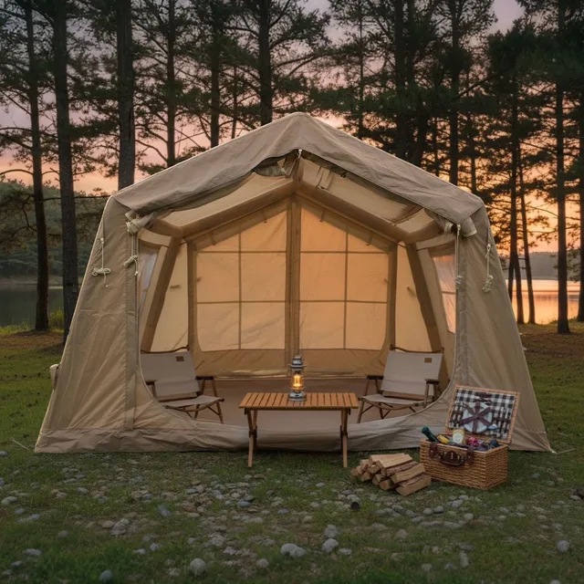 Inflatable Tent 4-6 person waterproof 8.2 ft