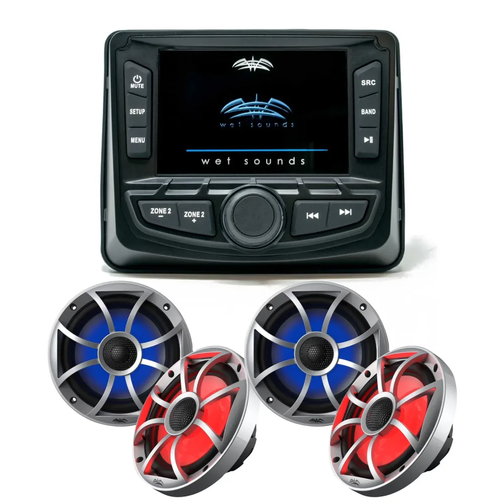 Speaker 2 pairs 6.5" led