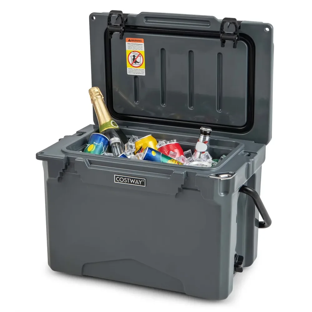 Portable Cooler tan 21.5"