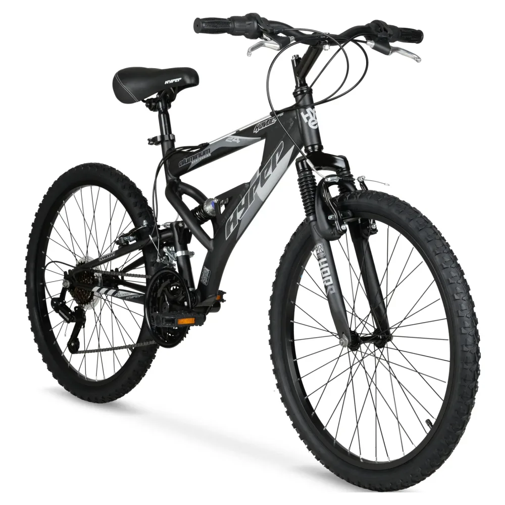 Mountain Bike 24" black 275 lbs
