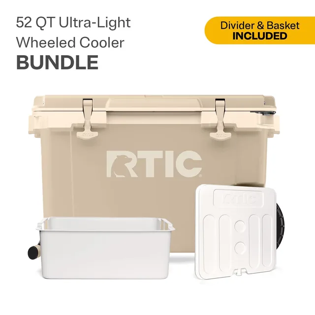 Hard Cooler 52 quart grey 2.5"