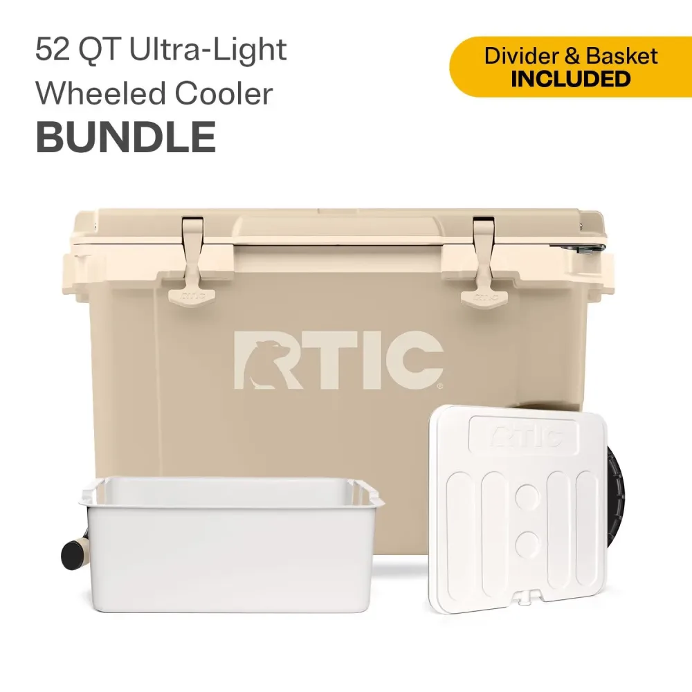Hard Cooler 52 quart grey 2.5"