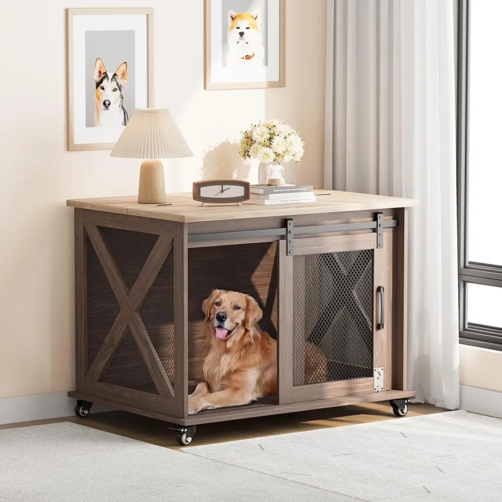 Dog Crate 37" brown