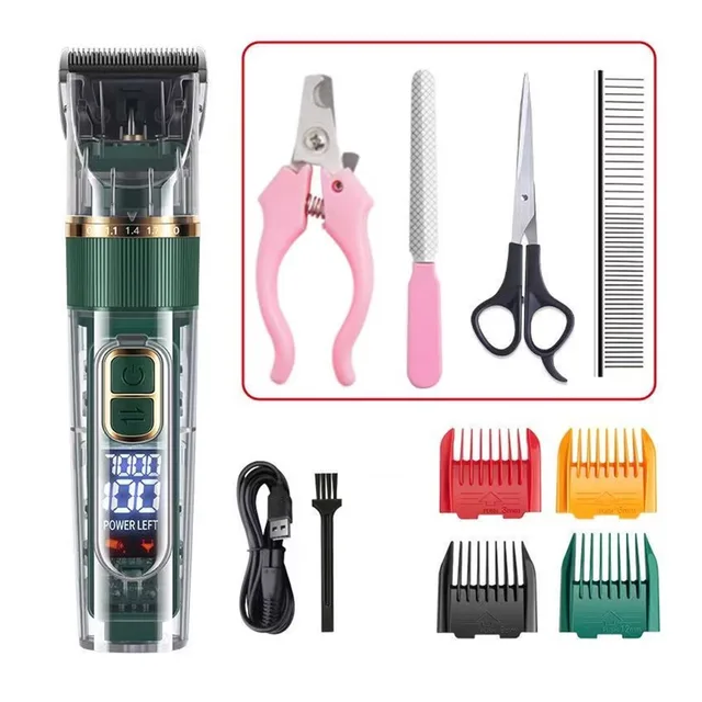 Grooming rechargeable green 14.5cm