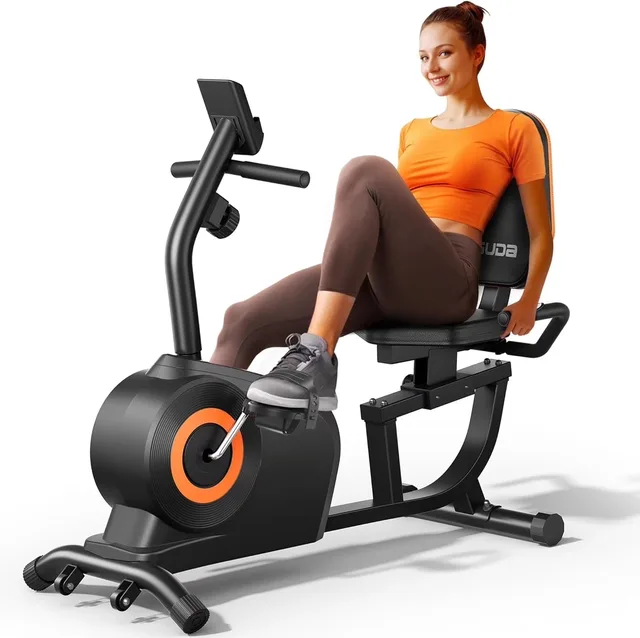 Exercise Bike 350lb adjustable black