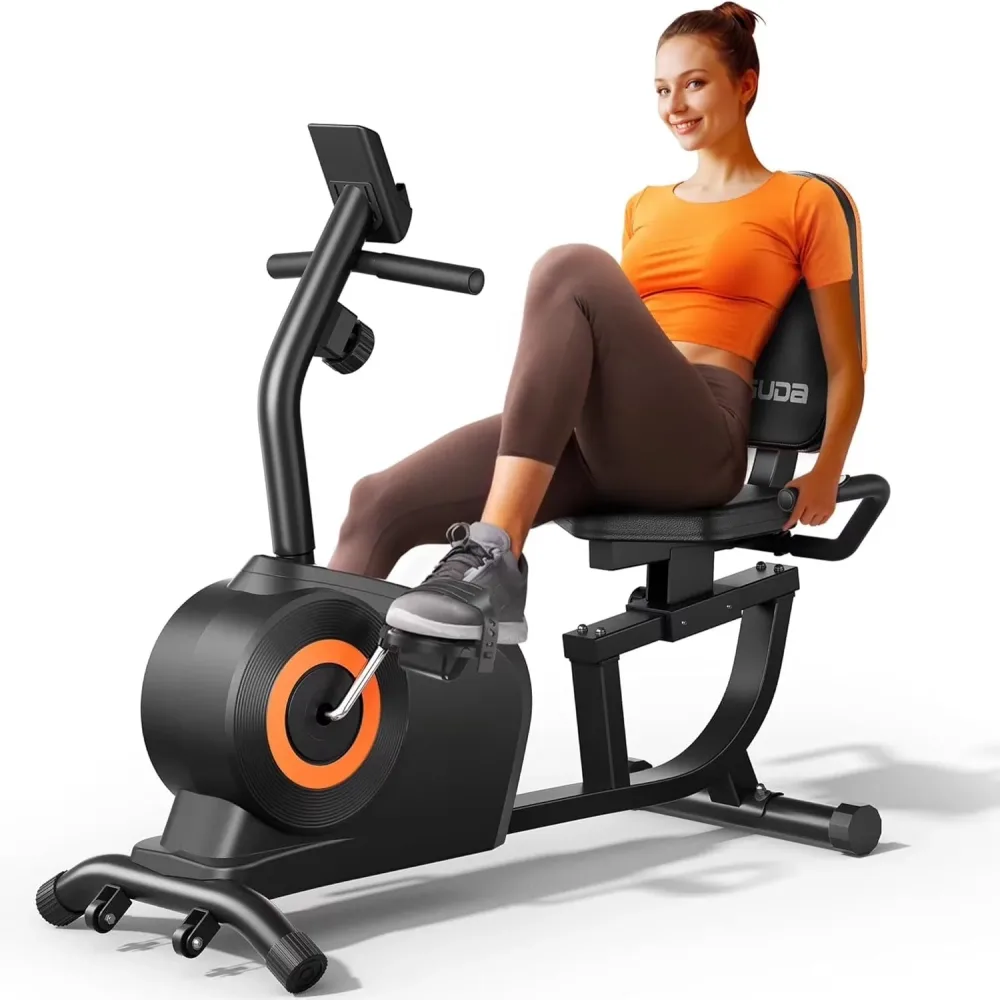Exercise Bike 350lb adjustable black