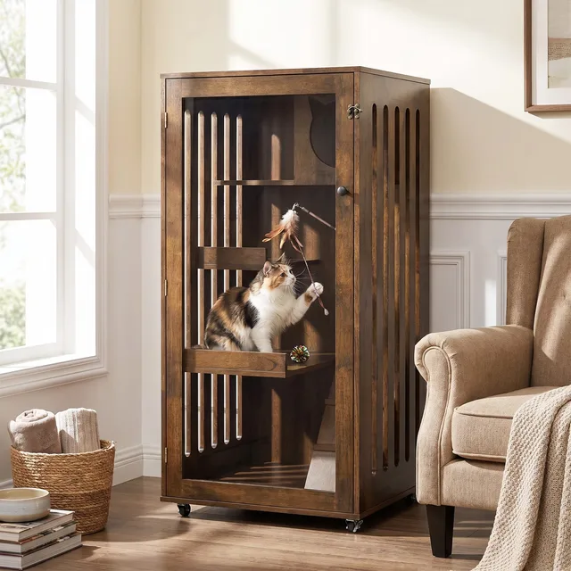 Cabinet brown 23.82" 23.62"
