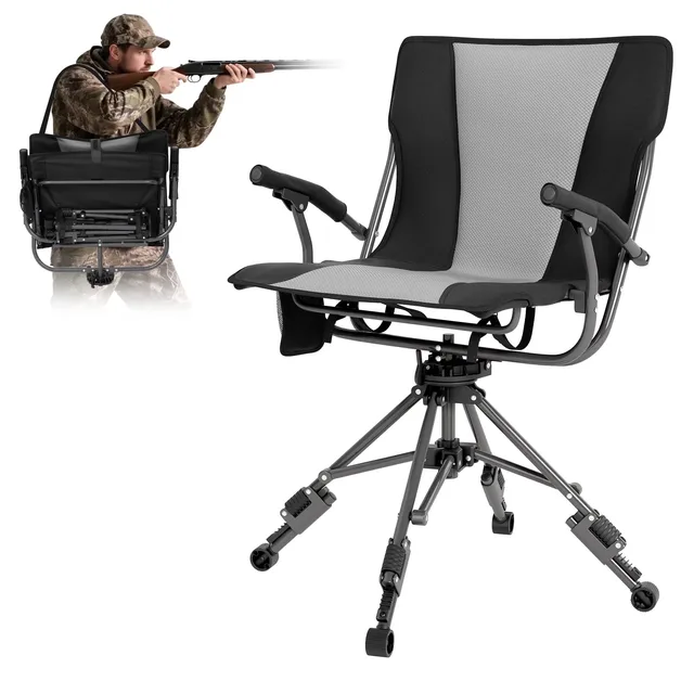 Swivel Hunting 330lbs black grey