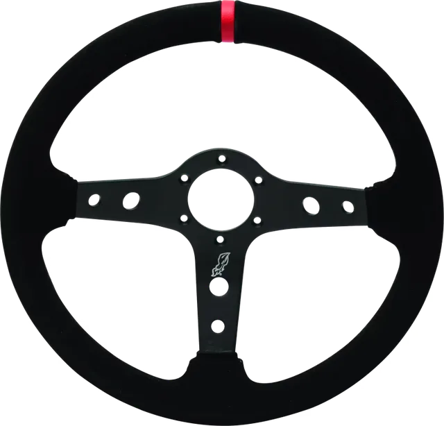 Racing Steering 1.5 in 1.5" black
